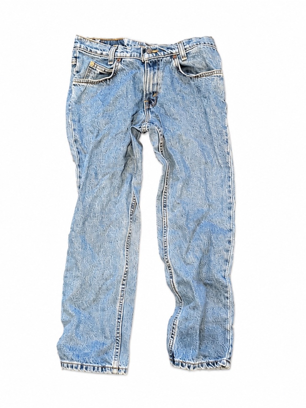 : Levi’s 550 Relaxed Fit Husky W29 L25 Blue Cotton Jeans Baggy Denim
